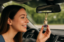 Load image into Gallery viewer, LUST Pheromone hanging Aromatherapy Diffuser with the Elegance of Amethyst Stones -Elevate Your Space with Exquisite Fragrance &amp; Crystal Energy