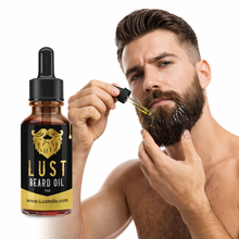 Load image into Gallery viewer, LUST Pheromone Beard Oil &amp; Conditioner — Nourishing, Softening, Unisex Signature Scent
