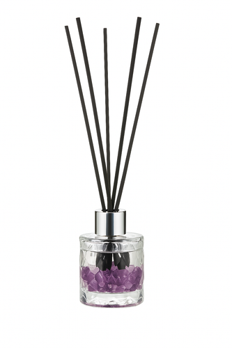 LUST Euphoric Essential Oil Reed Diffuser (1.7oz) with Amethyst Stones - for Home and Office, Signature LUST Scent + Pheromones